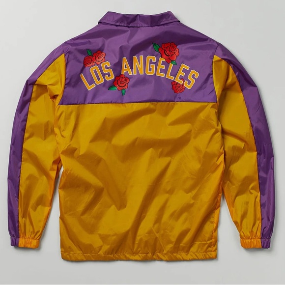 Purple/Gold City of Angels Stadium Jacket - Size XXL - Picture 3 of 8